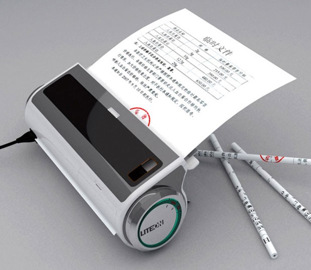 Máquina conceitual utiliza folhas usadas para criar lápis