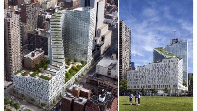 Surge uma escadaria para o céu em Nova York