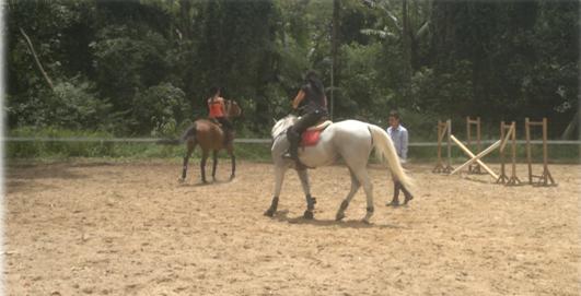 Equoterapia Adapte no Acampamento dos Engenheiros