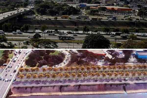 Pronta, Nova Marginal fica sem verde, tecnologia e acessibilidade prometidos