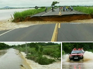 Governo do RJ envia aeronaves para Campos após rompimento de dique