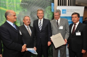 Instituto de Engenharia encontra presidente da Alemanha