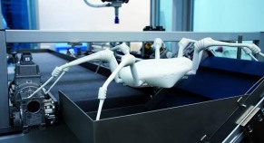 Aranha-robô ganha super agilidade com pernas hidráulicas