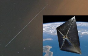 Veleiro solar termina missão em mergulho espetacular