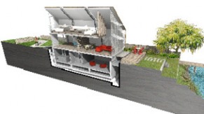 Britânicos projetam casa anfíbia flutuante e à prova de enchentes