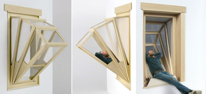 Todo apartamento minúsculo deveria ter essas janelas retráteis que “aumentam” o espaço