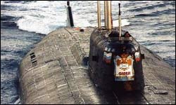 O naufrágio do Kursk