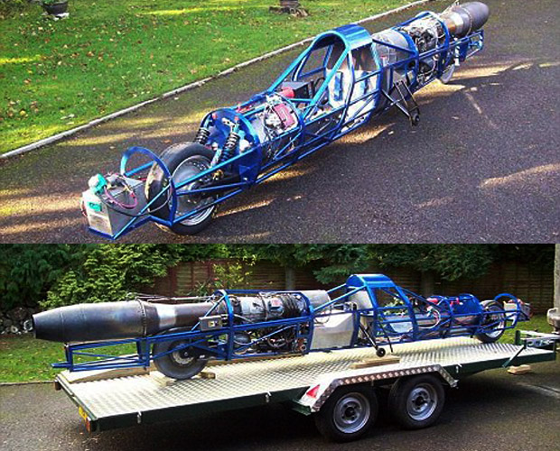 Britânico cria espécie de motocicleta-jato que alcança 724 km/h