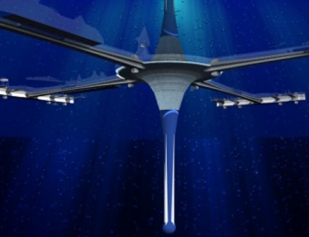 Conceito de arranha-céu aquático submerso e móvel pode abrigar até 2 mil pessoas