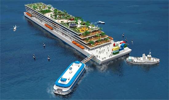 Vale do Silício flutuante quer fazer tecnologia supranacional