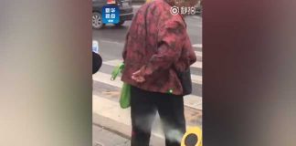 Atravessar a rua na hora errada pode resultar em jatos d’água e constrangimento em cidade chinesa