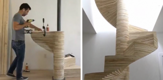 Incrível como essa escada arquitetônica foi feita