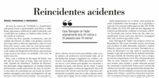 Reincidentes acidentes