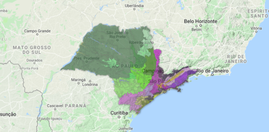 Mapa on-line permite desbravar a geologia do Estado de São Paulo