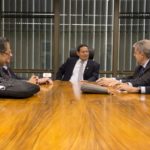 Eduardo Lafraia é recebido em Brasília pelo vice-presidente da República