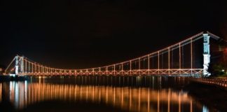 Recuperação e troca dos cabos da Ponte Pênsil de São Vicente