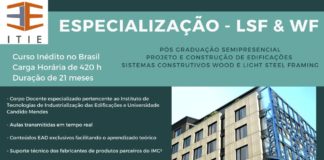 Inscreva-se para a 1ª Pós graduação em Light Steel e Wood Framing do Brasil