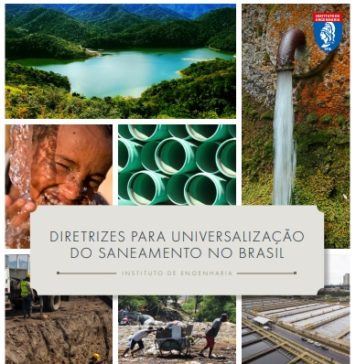 Diretrizes para o saneamento ambiental no País é tema de novo caderno especial do Instituto de Engenharia