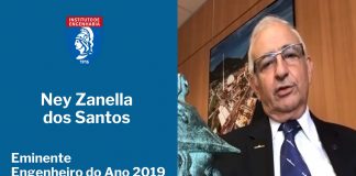 Ney Zanella saúda Carlos Nobre, Engenheiro do Ano 2020