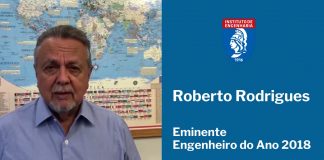 Roberto Rodrigues parabeniza Engenheiro do Ano 2020