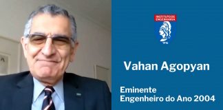 Vahan Agopyan homenageia Engenheiro do Ano 2020