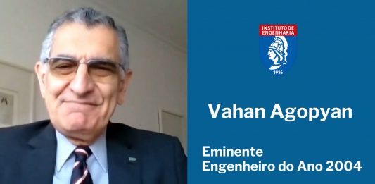 Vahan Agopyan homenageia Engenheiro do Ano 2020