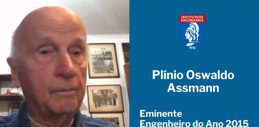Plínio Assmann parabeniza Engenheiro do Ano 2020