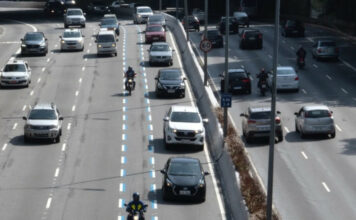 A experiência com a Faixa Azul para motos em São Paulo