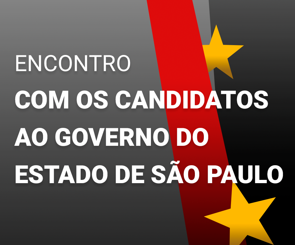 Amanhã (5)! Encontro com os Candidatos. Presença de Felicio Ramuth. Inscreva-se já!