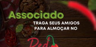 Associado traga seus amigos para almoçar no Red Pepper, na sede do IE