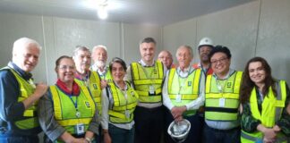 Metrô de SP recebe diretoria do IE para visita técnica às obras da Linha-2