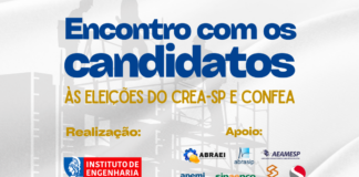 Encontros com os candidatos à presidência do CREA-SP e Confea