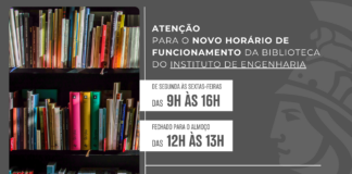 ATENÇÃO! Novo horário de funcionamento da Biblioteca do IE