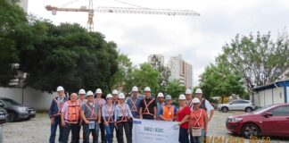 Time do Instituto de Engenharia faz visita ao maior tatuzão da América Latina