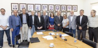 Secretário Nacional de Hidrovias faz reunião técnica no IE