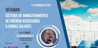 Sistema de armazenamento de energia associados a usinas solares