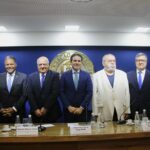 Presidente do IE prestigia palestra de Hugo Motta na ACSP