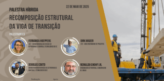 Recomposição estrutural da viga de transição