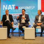 Diretoria do IE prestigia palestra de Ratinho Jr., no Secovi-SP