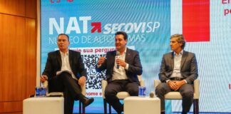 Diretoria do IE prestigia palestra de Ratinho Jr., no Secovi-SP