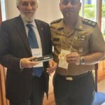 José Eduardo Jardim recebe coronel do Exército brasileiro