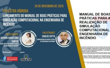 Lançamento do manual de boas práticas para simulação computacional na Engenharia de Incêndio