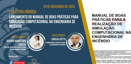 Lançamento do manual de boas práticas para simulação computacional na Engenharia de Incêndio