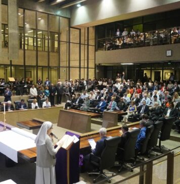 Presidente do IE participa de missa celebrada por Cardeal Dom Odilo Scherer, no TCMSP