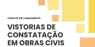 Lançamento do Livro “Vistorias de Constatação em Obras Civis” – 17/3