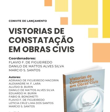 Lançamento do Livro “Vistorias de Constatação em Obras Civis” – 17/3