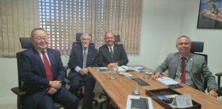 Presidente do IE e conselheiro realizam agenda institucional em Brasília