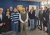Foto Legenda – Membros da Diretoria do IE participam de encontro na Polícia Científica