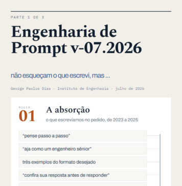 Por George Paulus Dias – Engenharia de Prompt v-07.2026 – parte 1 de 3