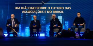 Presidente do IE e conselheiros participam de encontro com o candidato Ronaldo Caiado, na ACSP